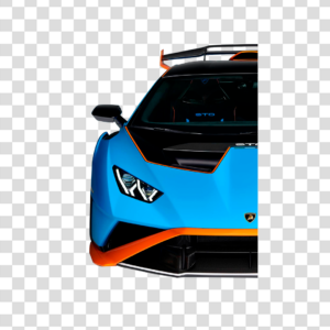 Lamborghini STO Azul Png