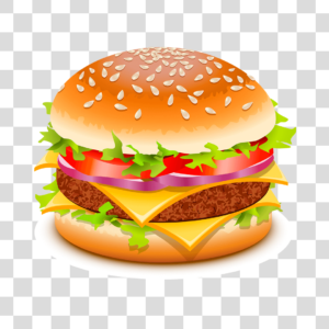 Ilustração hambúrguer Png
