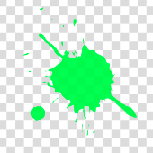 Splash tinta verde Png