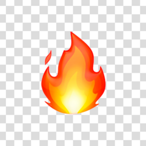 Emoji fogo Png