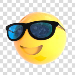 Emoji óculos 3d Png