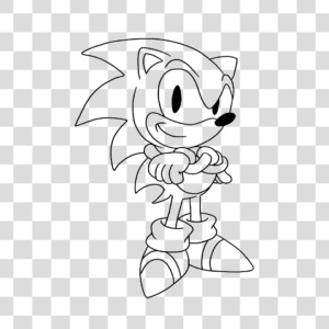 Desenho Sonic Png