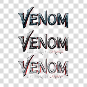 Logo filme Venom Png