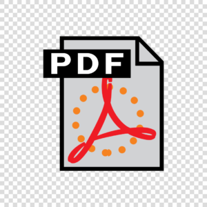 Logo Adobe PDF Retro Png