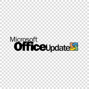Logo Microsoft Office Update Retro Png